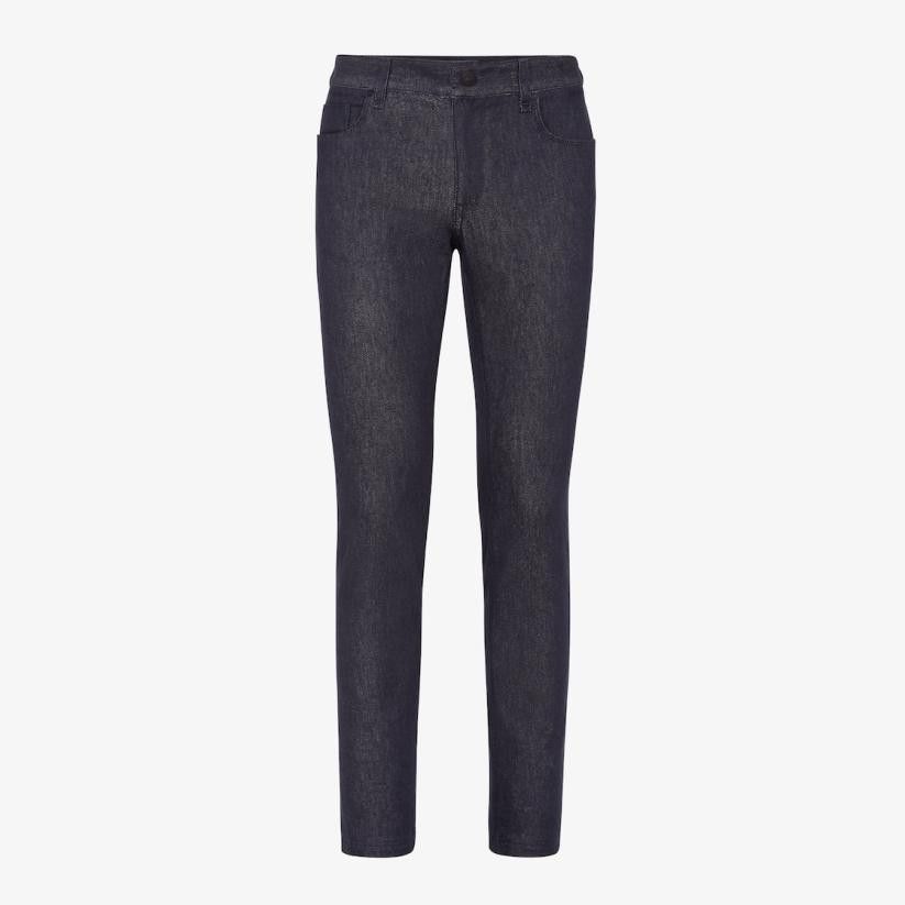 Fendi o1s1wg111224 Skinny Fit Denim Jeans in Blue Size US 36 / EU 52 - 1 Thumbnail
