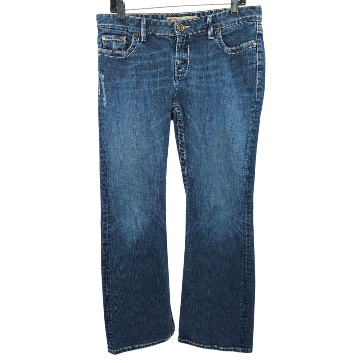 BKE BKE Kate Bootcut Jeans 30 Stretch Regular Mid Rise Dark Wash Size 33" - 1 Thumbnail