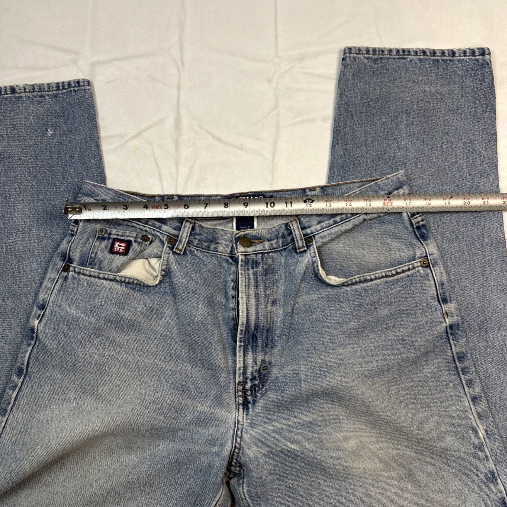 Chaps VINTAGE Chaps Ralph Lauren Jeans Men 36x30 Wide-Leg Distressed Blue Distressing Wide-Leg Jeans Men's 36 Inseam 30 Gender: Mens Size US 36 / EU 52 - 6 Thumbnail