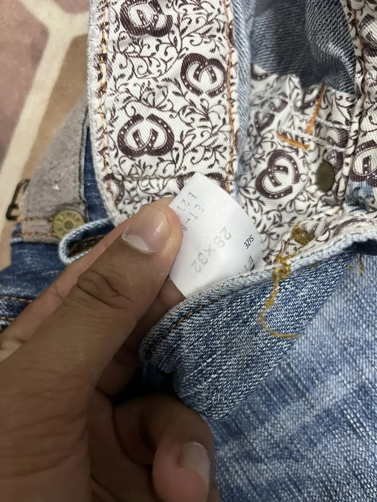 Edwin Edwin Crazy Faded Jeans Size US 29 - 11 Thumbnail