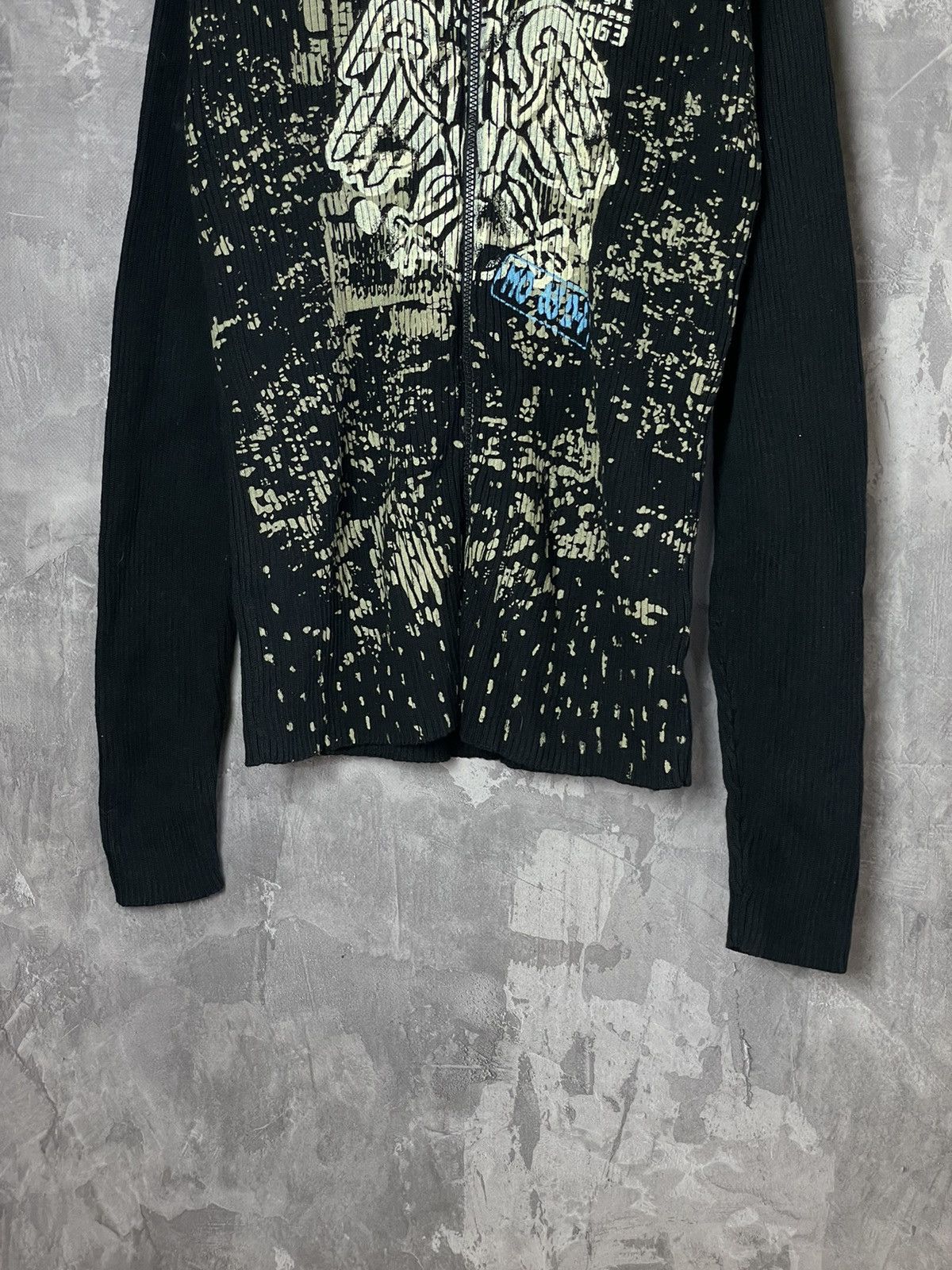Japanese Brand × Vintage AvantGarde Vintage Sweatshirt Y2K Printed Knit Japan Sweater Size US XL / EU 56 / 4 - 5 Thumbnail