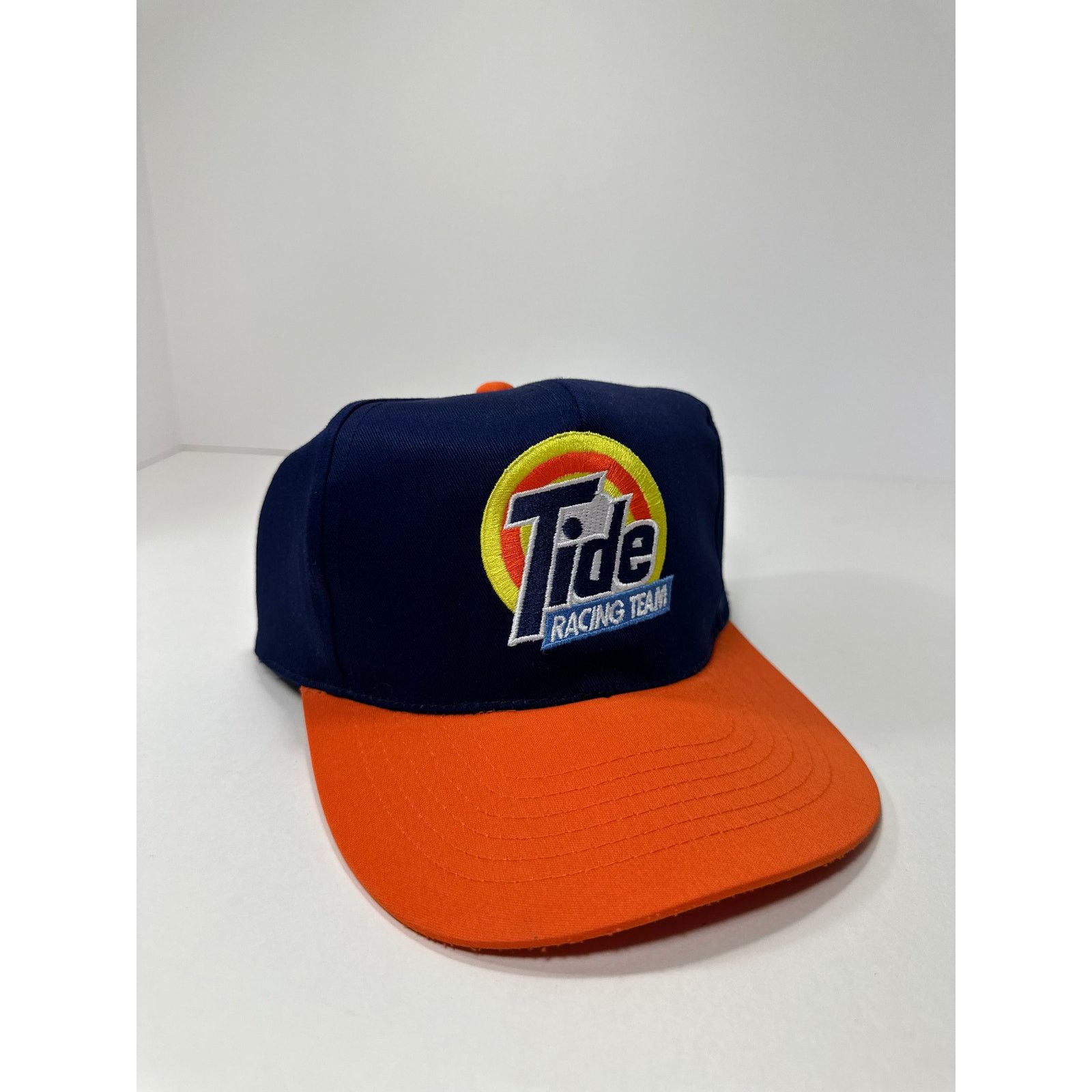 NASCAR × Vintage Vintage Tide Racing Nascar Two Tone 1990 NASCAR Snapback Hat Size ONE SIZE - 3 Thumbnail