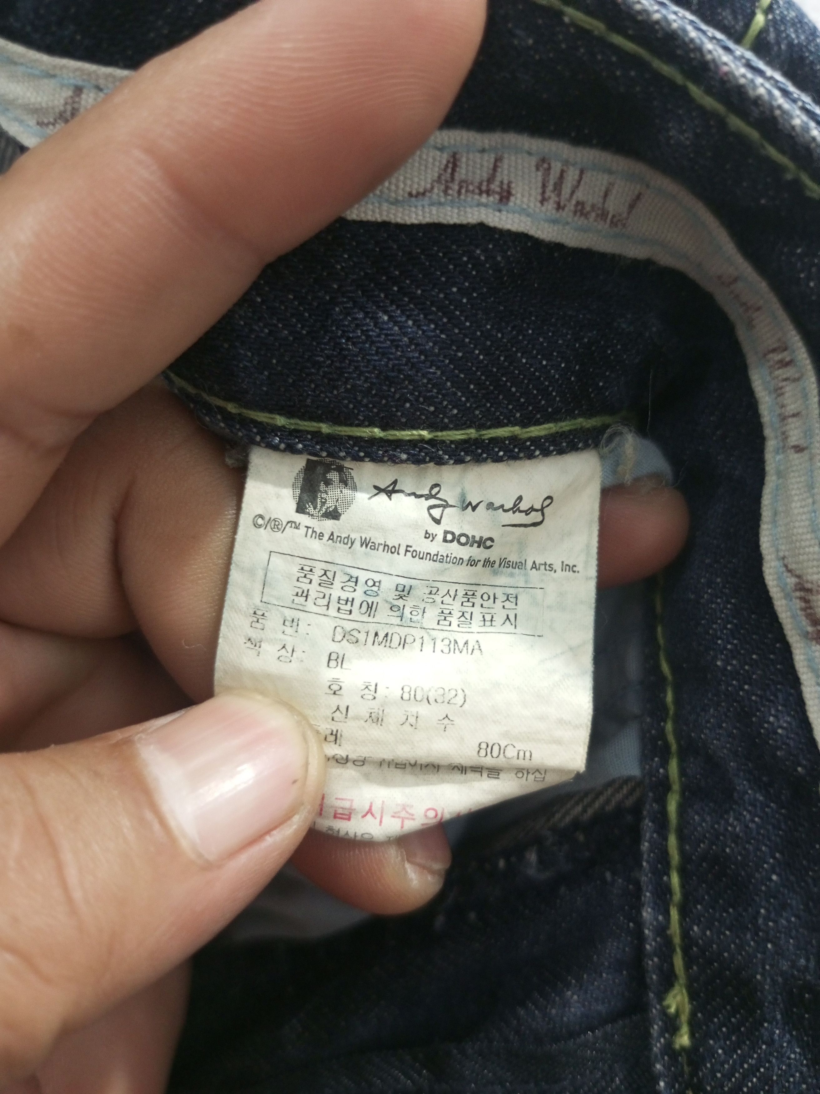 Andy Warhol Andy Warhol x DOHC distressed denim jeans Size US 29 - 11 Thumbnail