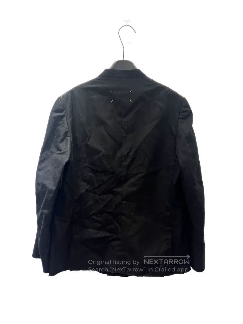 Maison Margiela Maison Margiela Collarless destructive suit jacket Size US M / EU 48-50 / 2 - 2 Thumbnail
