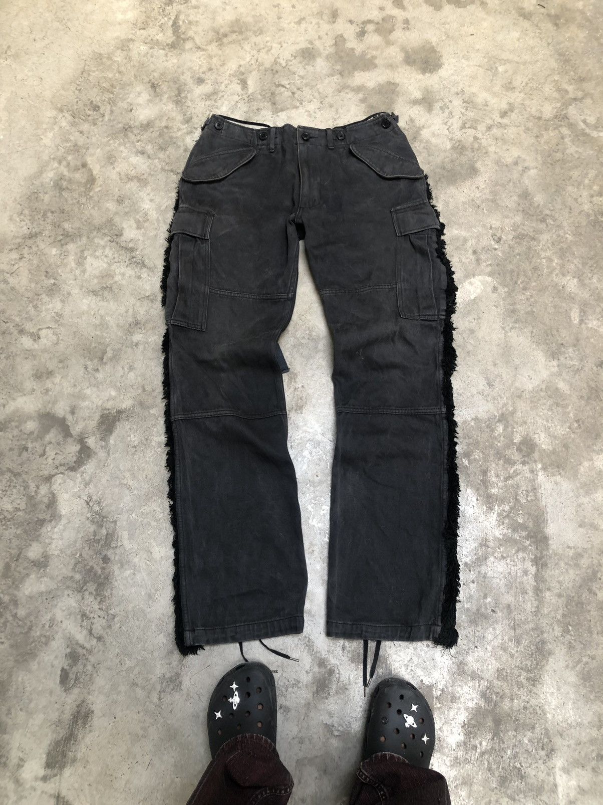 Japanese Brand × Maison MIHARA YASUHIRO Mihara Yasuhiro Fur Cargo pant Size US 32 / EU 48 - 1 Thumbnail