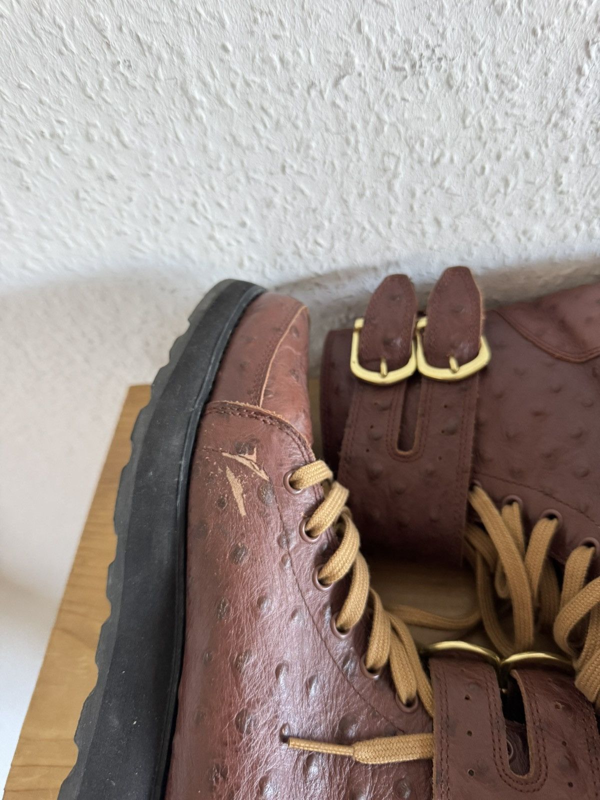 Adidas × Jeremy Scott Ostrich Embossed Slim Boots Size US 7.5 / EU 40-41 - 7 Thumbnail