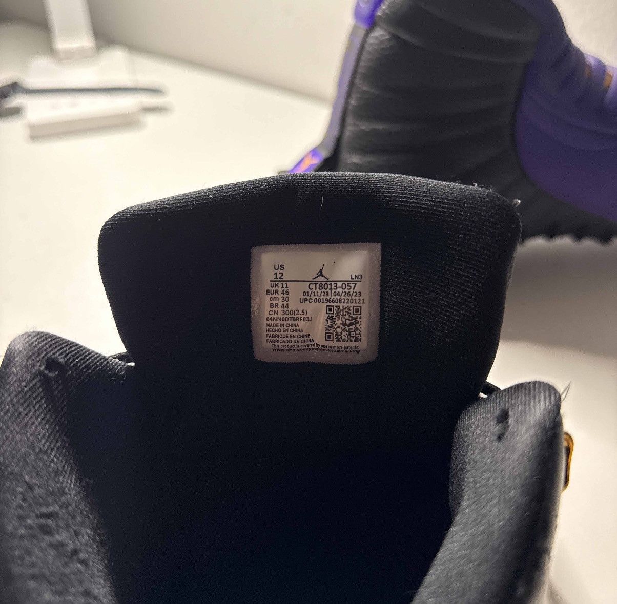 Jordan Brand Jordan 12s (Field Purple) Size US 12 / EU 45 - 6 Thumbnail