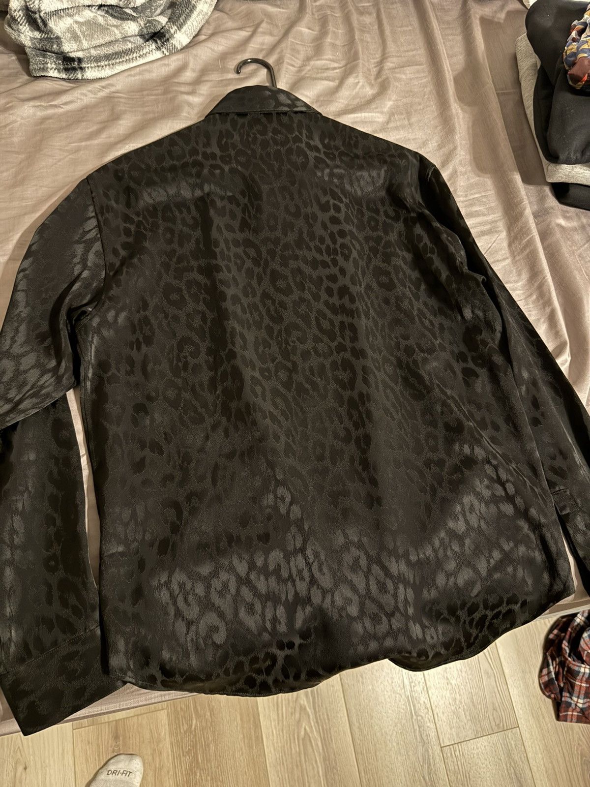 Dior CHRISTIAN DIOR Leopard satin Button up New With Tags Size US L / EU 52-54 / 3 - 5 Thumbnail