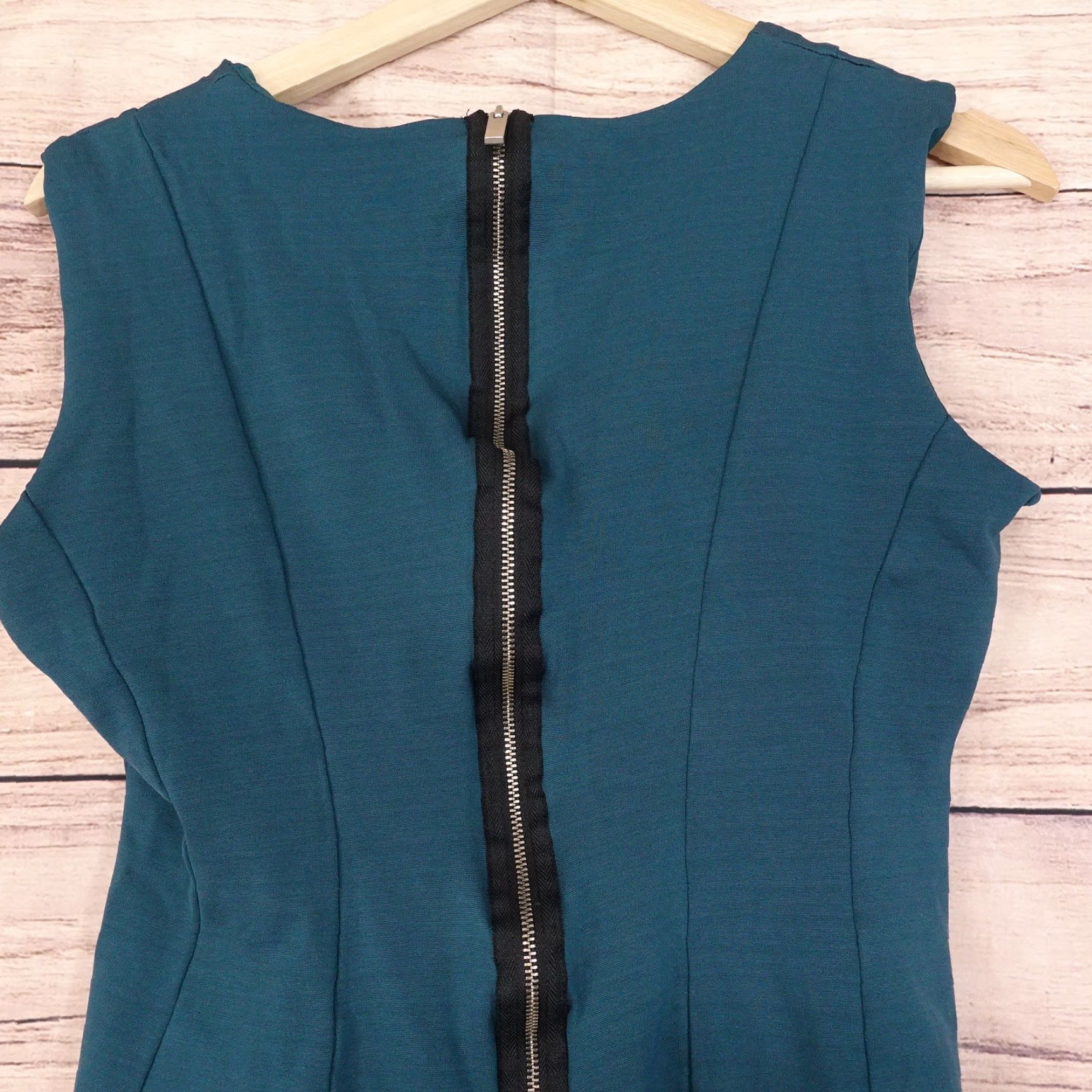 H&M H&M Sleeveless Green Blouse Top Womens Medium Cotton Casual Size M / US 6-8 / IT 42-44 - 4 Thumbnail