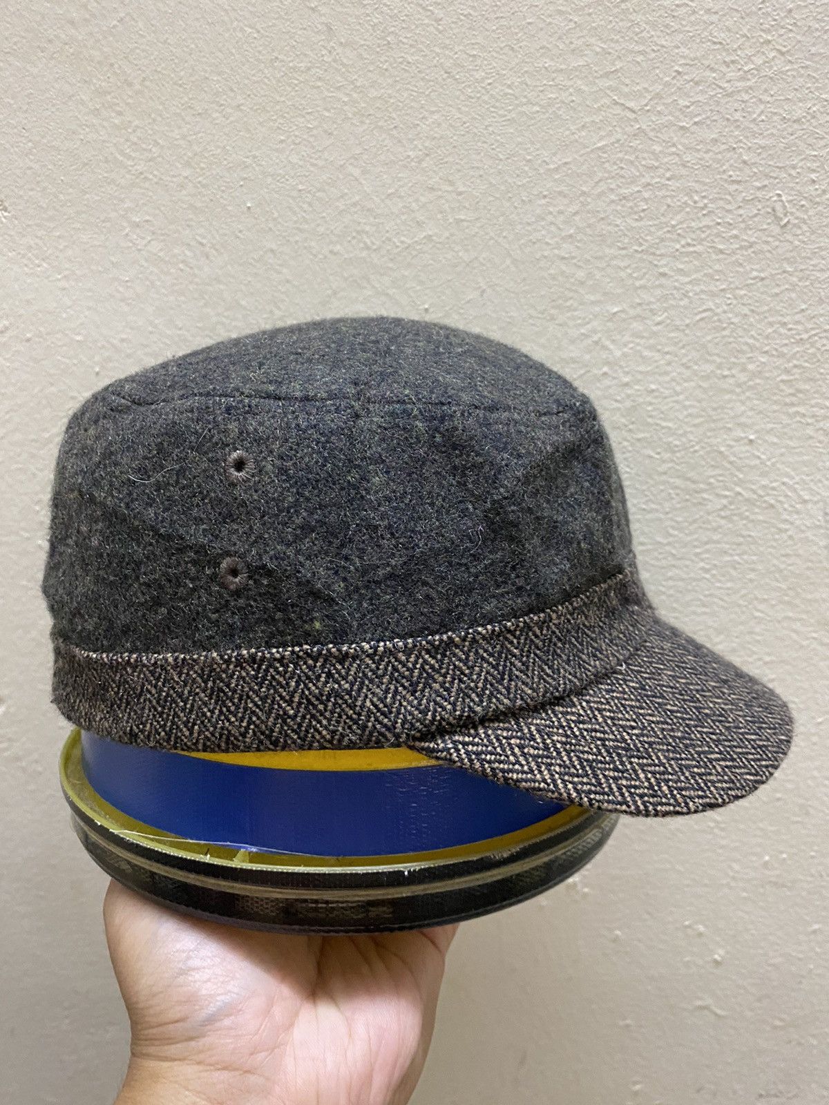 Hysteric Glamour × If Six Was Nine × Le Grande Bleu (L.G.B.) 2000s Cadet Hat Movito Wools Short Brim y2k style Size ONE SIZE - 3 Thumbnail