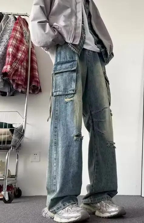 Japanese Brand Maruyama x Ema Loose-fit Straight-leg Denim Pant Size US 31 - 2 Thumbnail