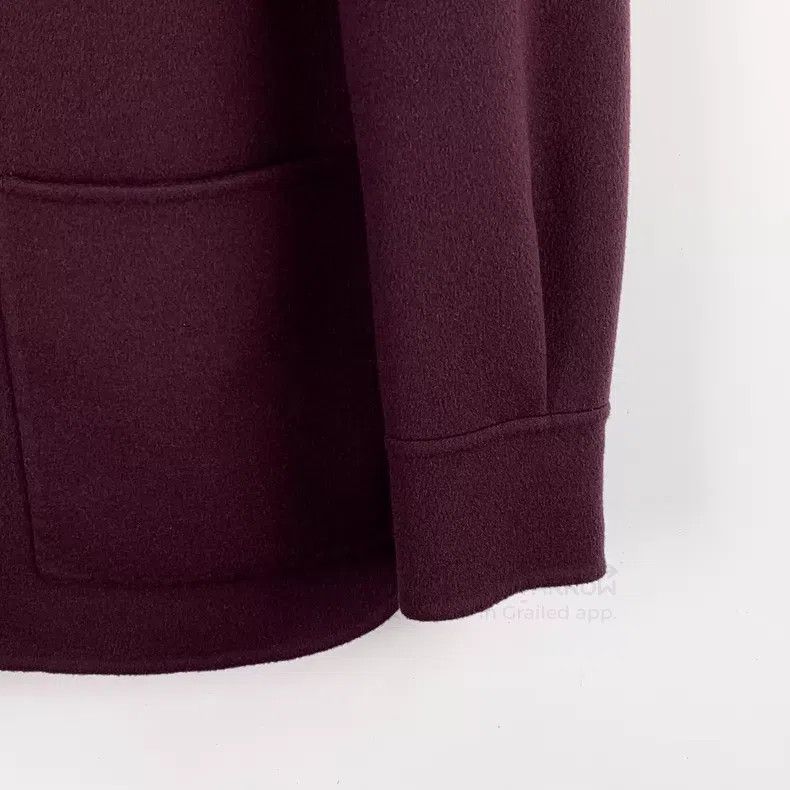 Loro Piana Loro Piana Burgundy cashmere lapel single-breasted long-sl Size XS / US 0-2 / IT 36-38 - 4 Thumbnail
