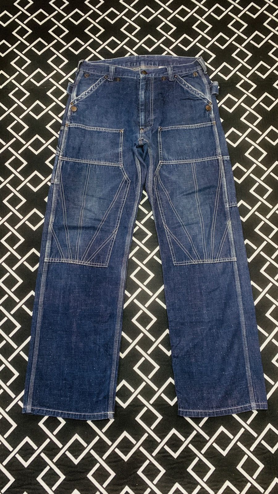 Needles Vtg Rare Nepenthes Carpenter Double Knee Pants Size US 32 / EU 48 - 1 Thumbnail