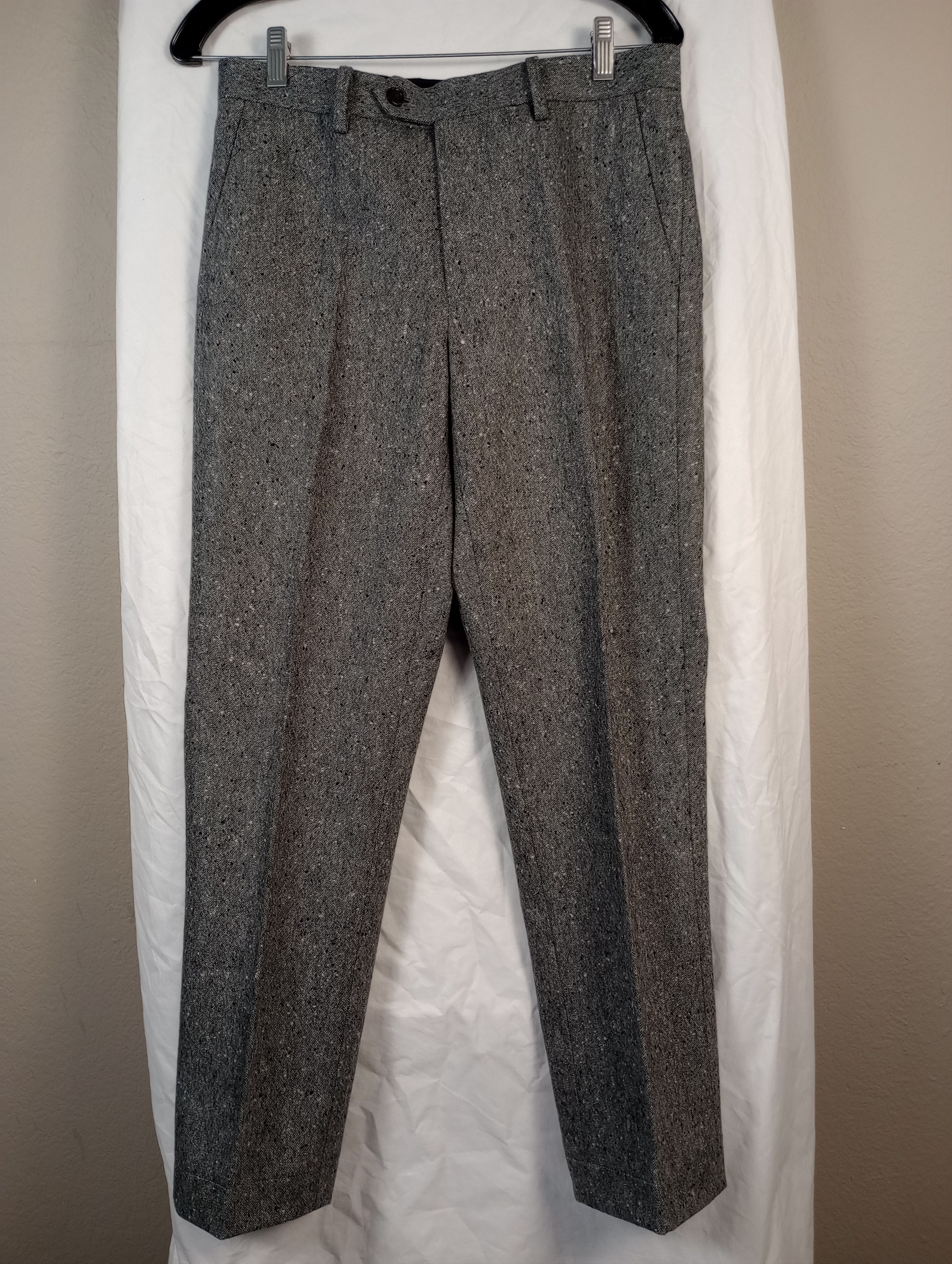 Spier & Mackay Spier And Mackay Slim Trouser W30 - Knopped Donegal Size 36R - 1 Thumbnail
