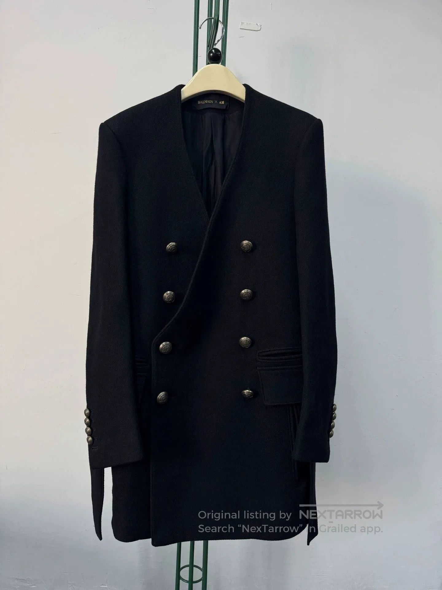 Balmain Balmain x H&M Limited Edition Coat. Size US L / EU 52-54 / 3 - 1 Thumbnail