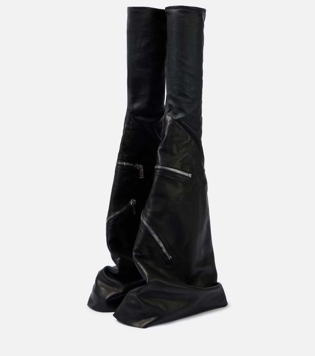Rick Owens o1y0126 Boots in Black Size US 7 / IT 37 - 3 Thumbnail
