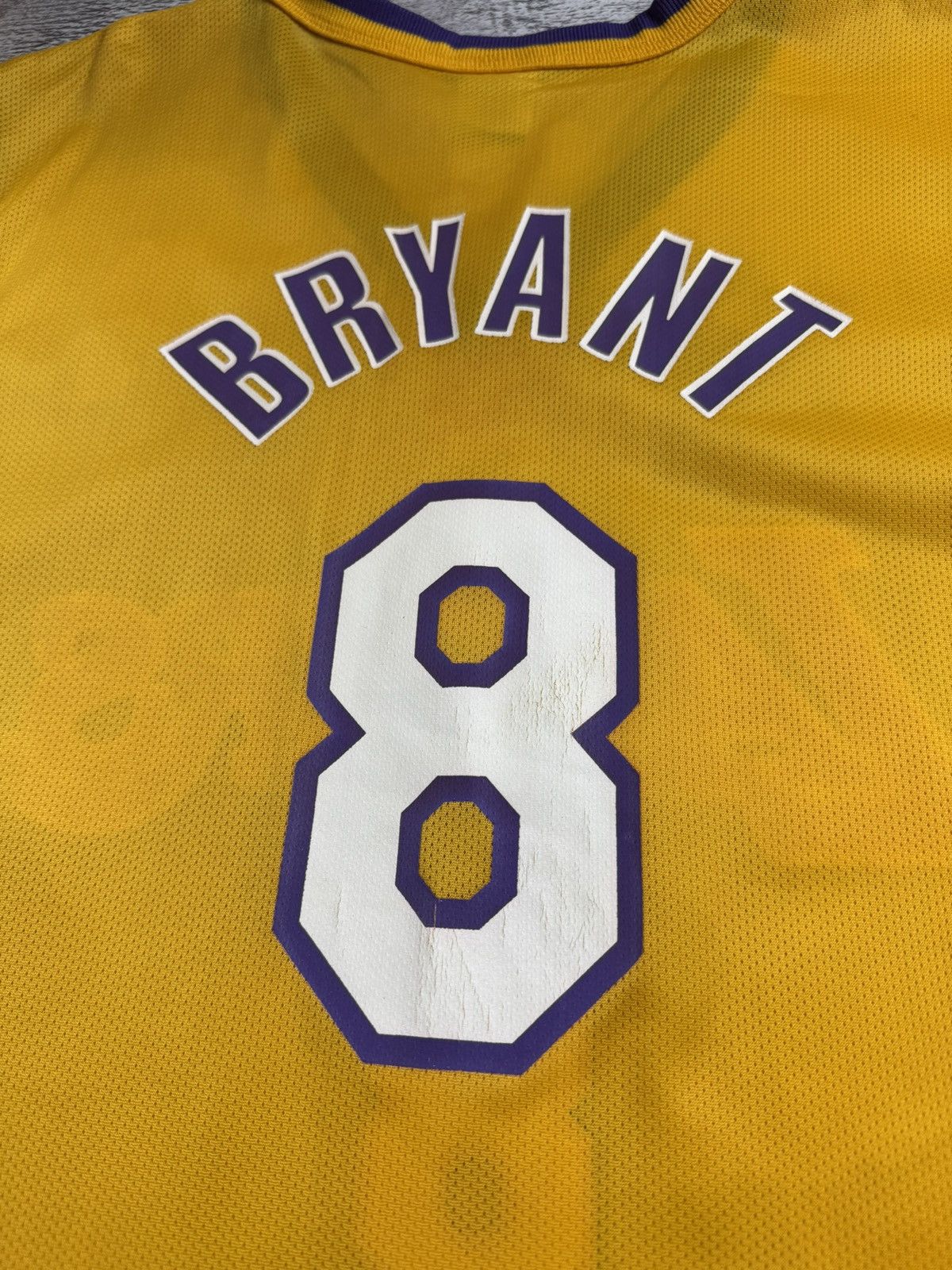 NBA Vintage Lakers Kobe Bryant #8 Rap Shirt Basketball Jersey Size US L / EU 52-54 / 3 - 18 Thumbnail