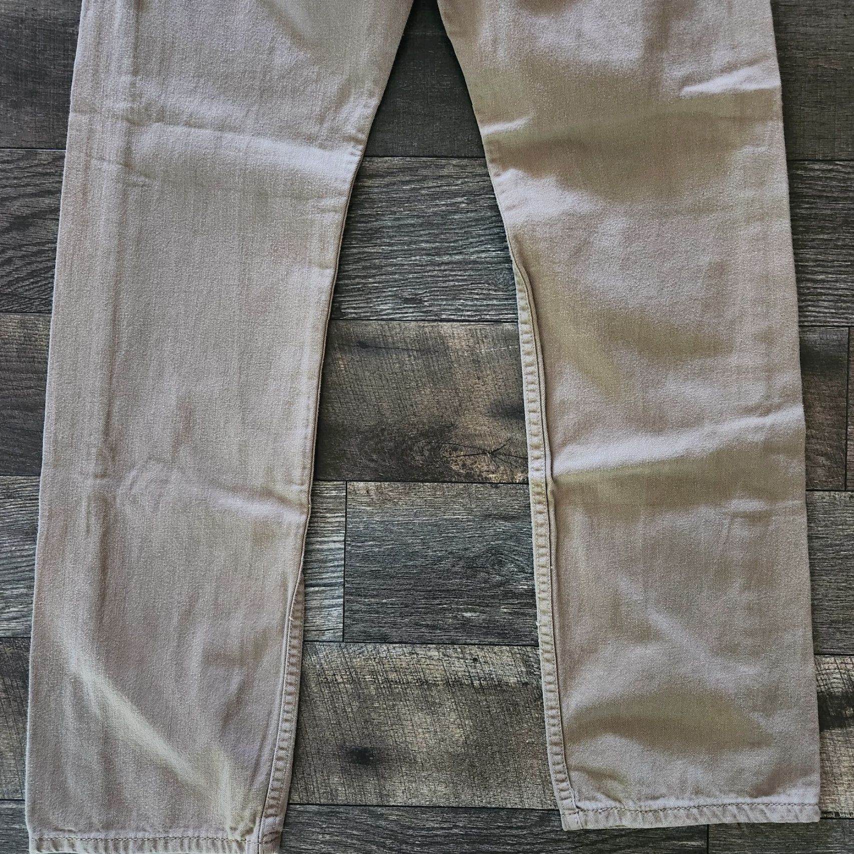 Levi's Levi's 505 Jeans Men's 30x32 Tan Denim Straight Leg White Tag 5-Pocket Relaxed Fit Belt Loops Size US 30 / EU 46 - 6 Thumbnail