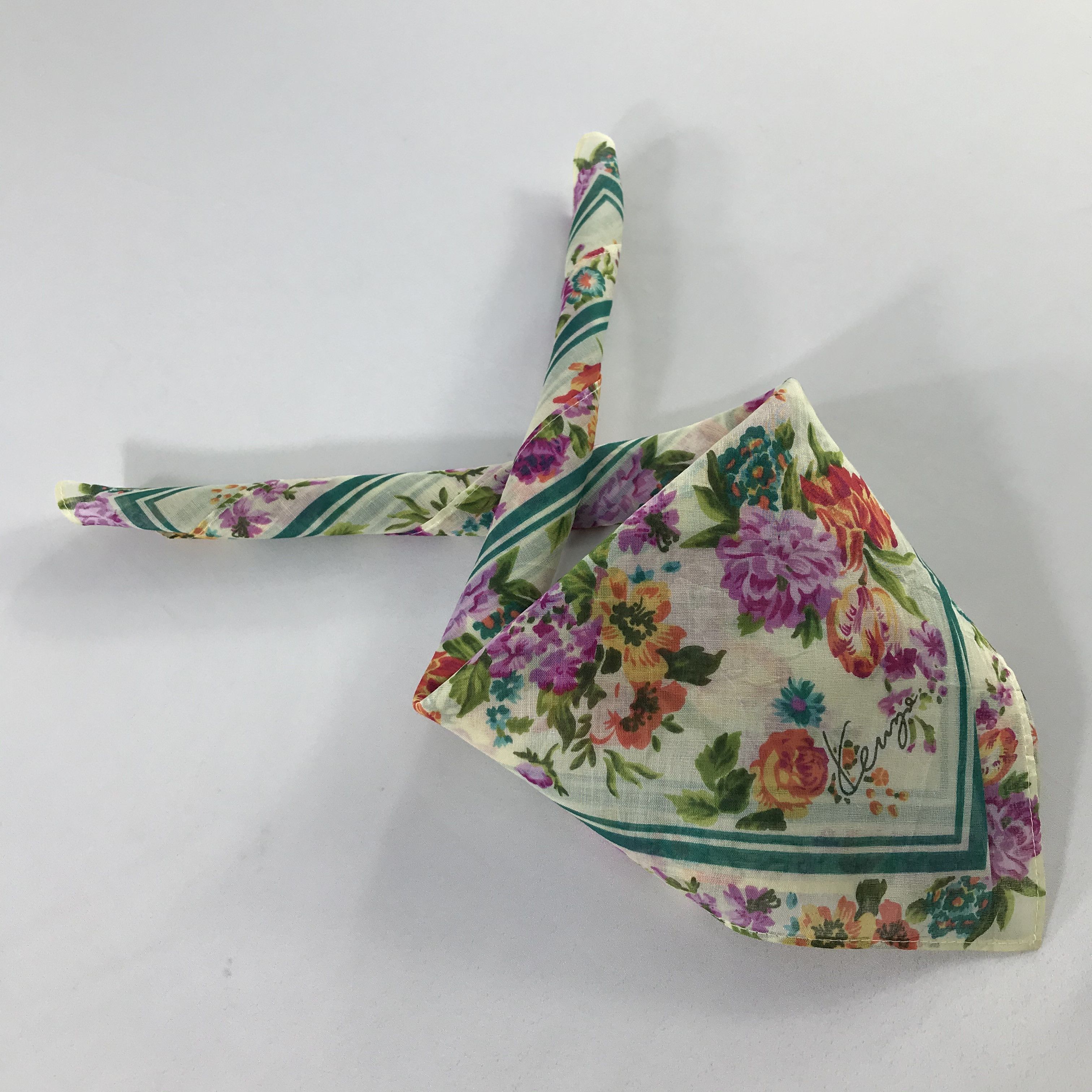 Kenzo × Vintage Kenzo Handkerchief / Neckerchief / Bandana Size ONE SIZE - 2 Thumbnail
