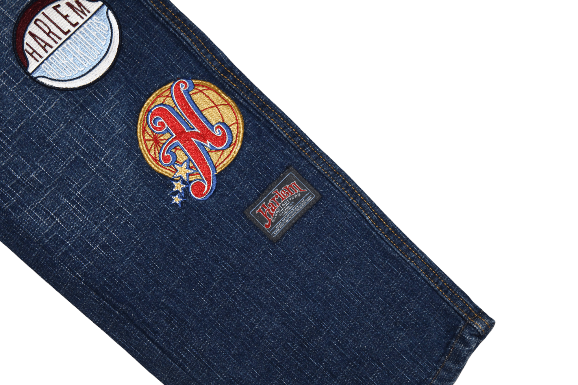 Fubu RARE🔥Platinum Fubu Harlem Globetrotters Baggy Rap Jeans Size US 30 / EU 46 - 10 Thumbnail