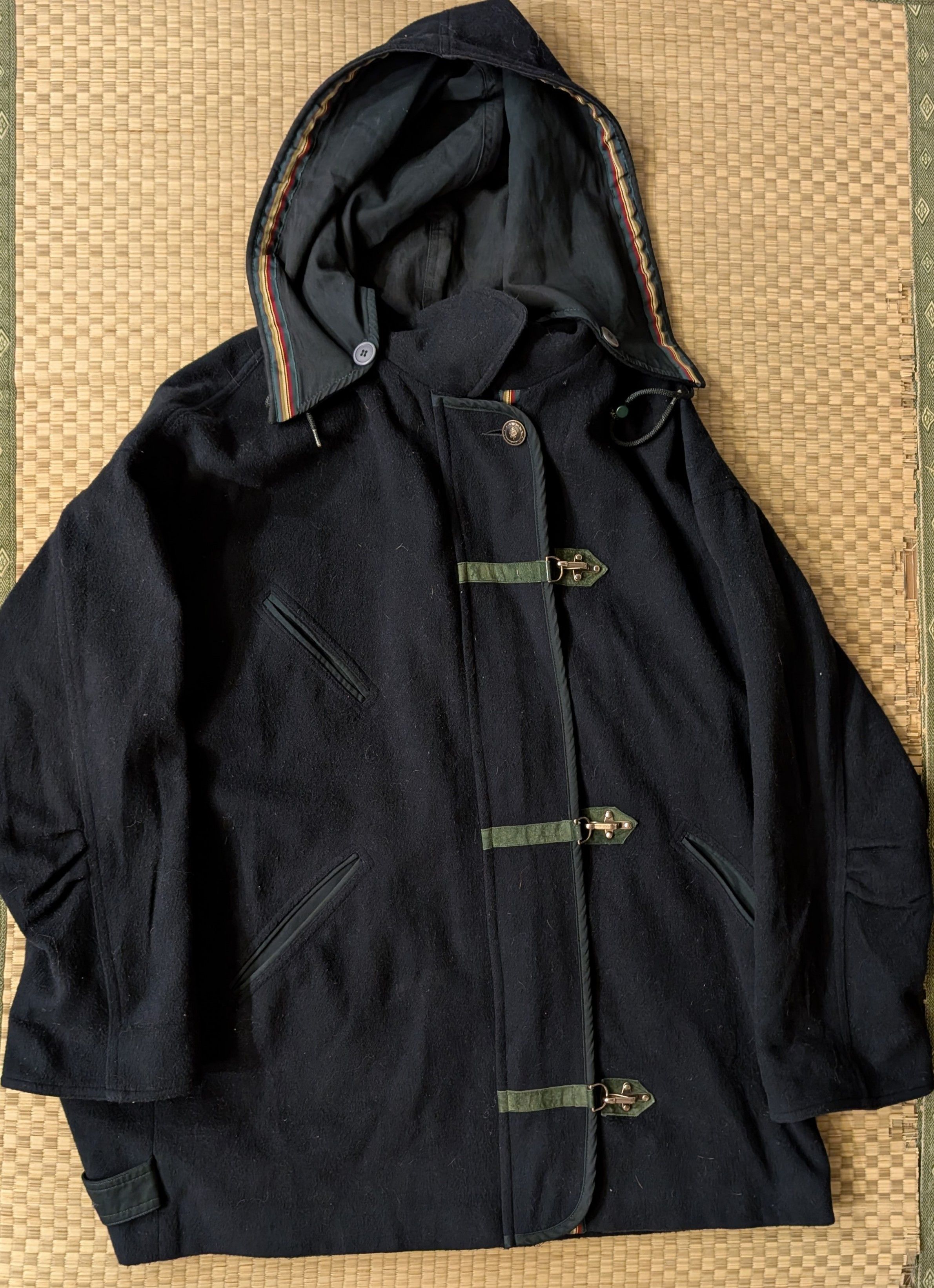 Vintage Vintage Unbranded Wool Clip Toggle Duffelcoat Size US XL / EU 56 / 4 - 1 Thumbnail