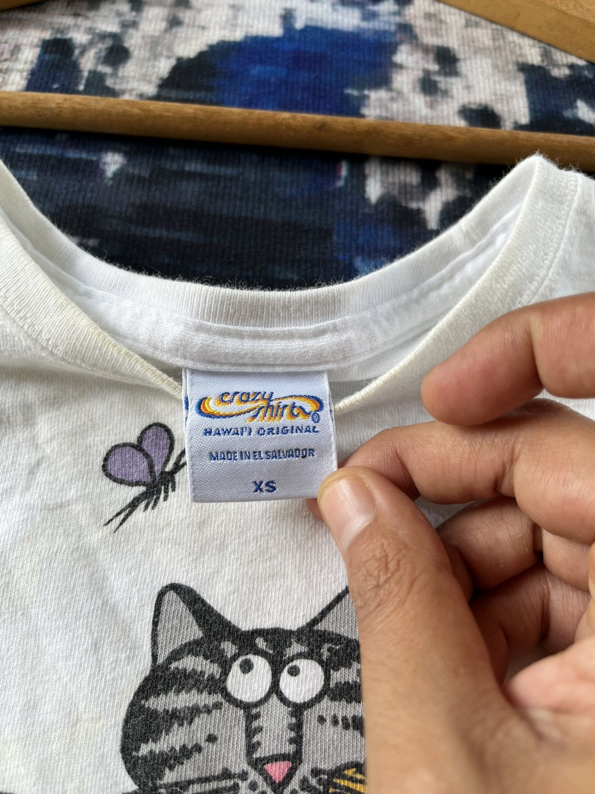 Vintage 🔥Vintage crazy shirts double side hawaiian cat tee Size XS / US 0-2 / IT 36-38 - 7 Thumbnail