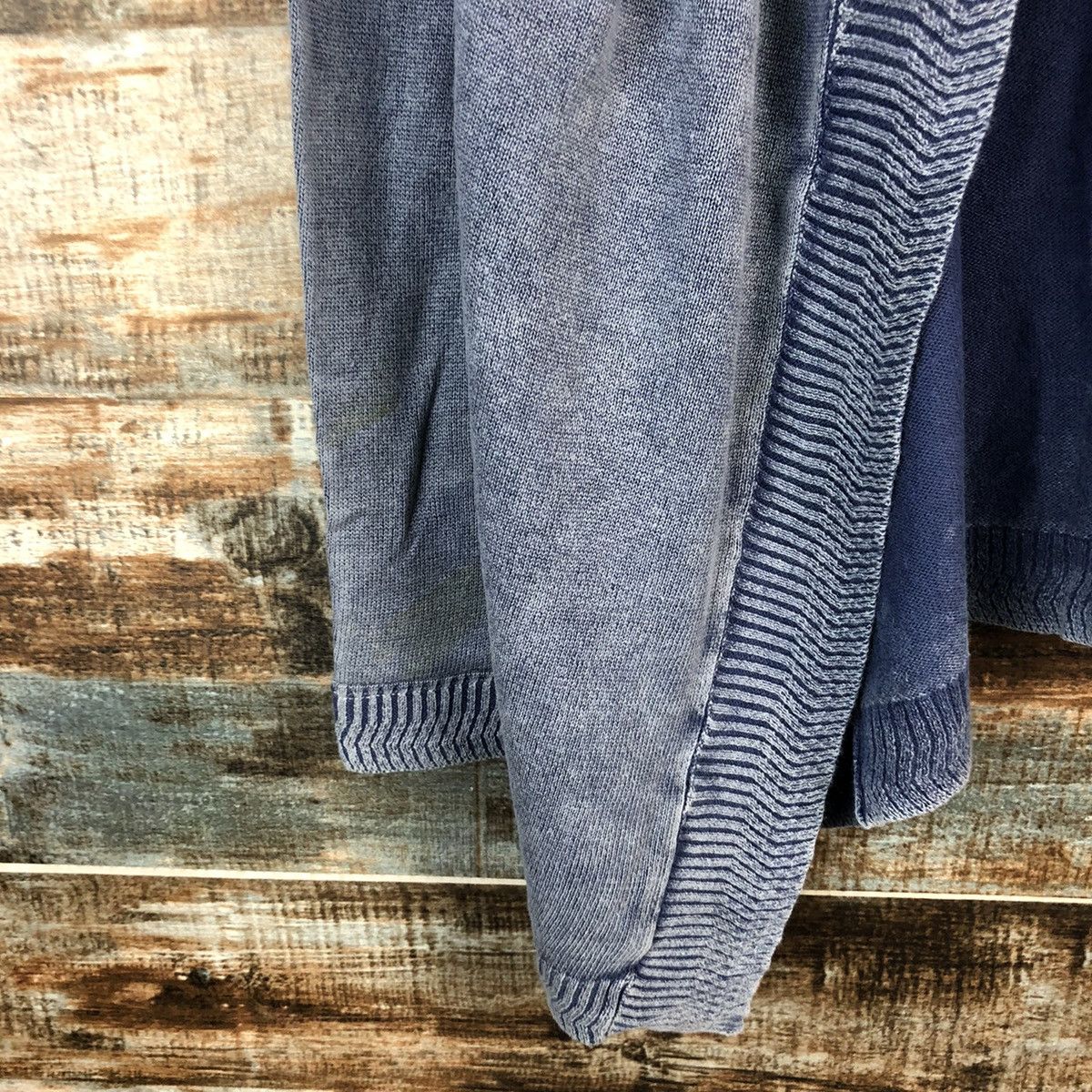 Faded Glory × Homespun Knitwear × Japanese Brand DL Growth By Gril faded Hoodie cardigan Knitwear #C602 Size US L / EU 52-54 / 3 - 7 Thumbnail