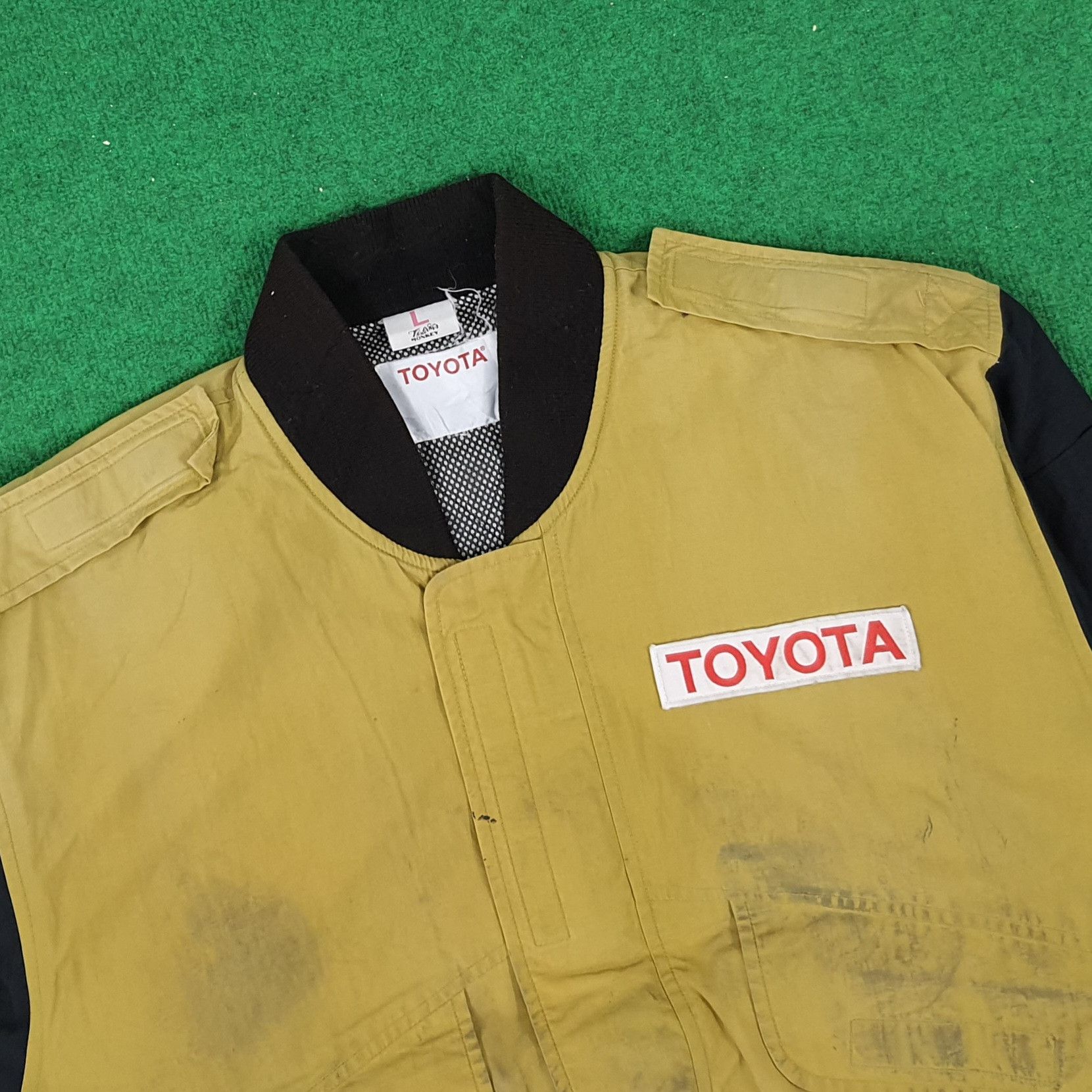 Japanese Brand × Vintage Vintage Toyota TRD Racing Team Motorsports Bomber Jacket Size US XL / EU 56 / 4 - 3 Thumbnail