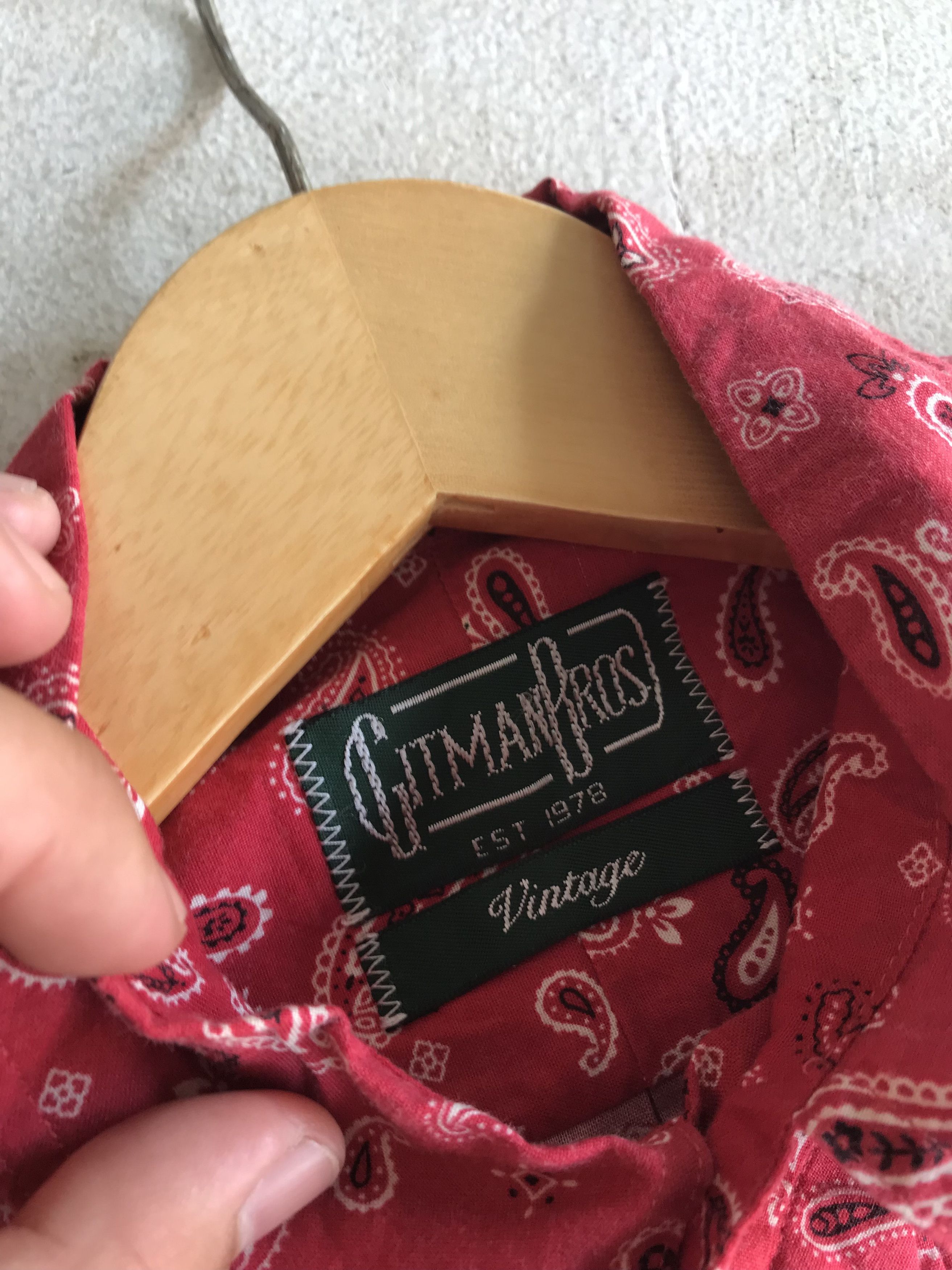 Gitman Bros. × Gitman Bros. Vintage Vintage Gitman Bros Paisley Shirt Size US S / EU 44-46 / 1 - 5 Thumbnail