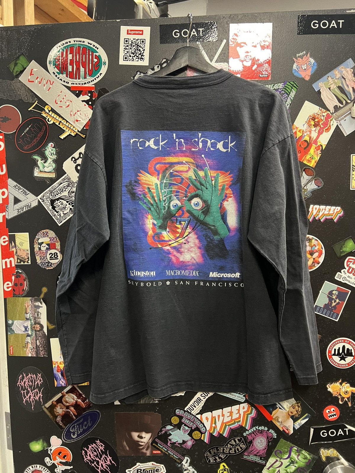 Vintage Vintage Microsoft Rock N Shock Microsoft Shirt Size US XL / EU 56 / 4 - 2 Thumbnail