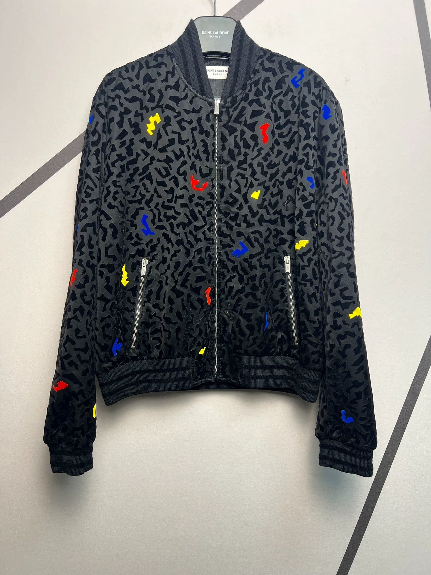 Authentic Saint Laurent Fall/Winter 2021 baseball jacket