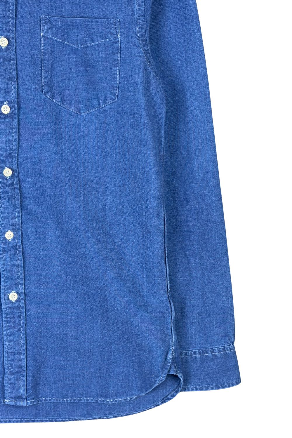 RRL Ralph Lauren SS13 RRL Indigo Work Shirt - Small Size US S / EU 44-46 / 1 - 5 Thumbnail