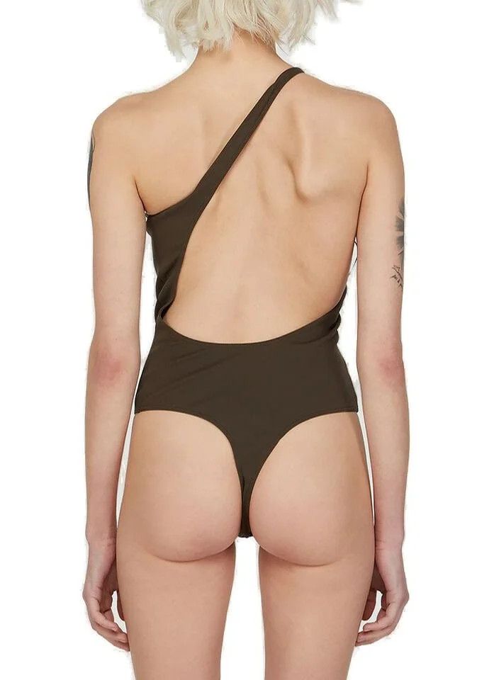 Alexander McQueen o1y0325 Bodysuit in Brown Size XS / US 0-2 / IT 36-38 - 2 Thumbnail