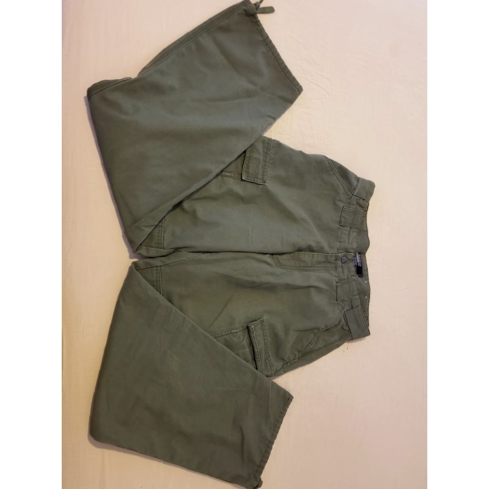 Vintage 5.11 Tactical Pants Mens Cargo 32x30 Cotton Chino Beige Slacks Large 5.11 Tactical Mens Pants Size US 32 / EU 48 - 3 Thumbnail