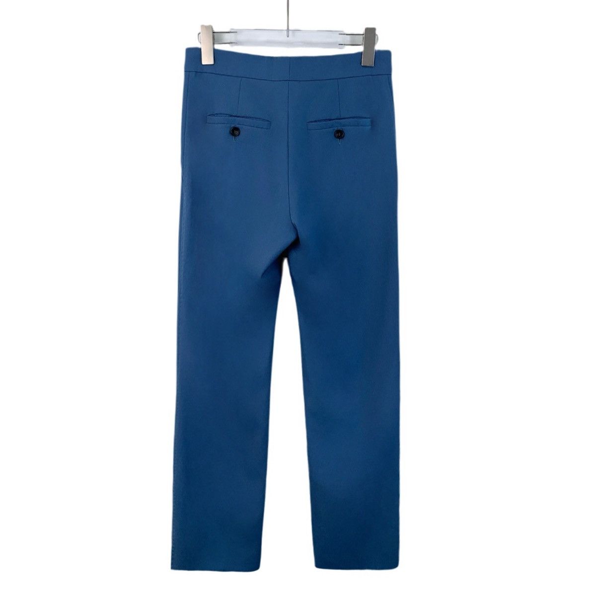 Max Mara Maxmara Blue Wool Casual Suit Trousers K26WX Size 25" / US 0 / IT 36 - 2 Thumbnail