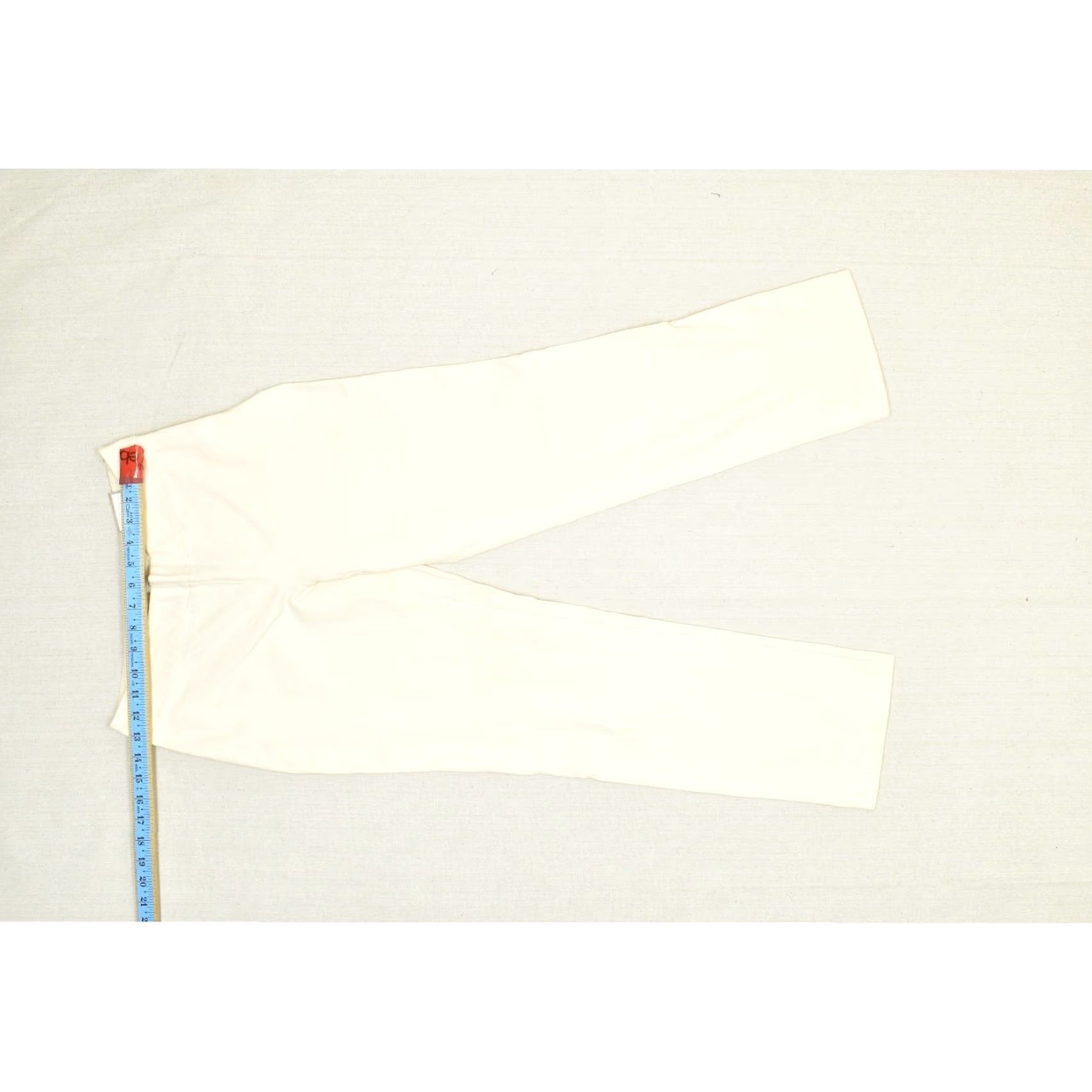 Vintage Chico's Getaway Side Zip Pants Women's 0 Regular Antique Ivory Cotton Blend Slim Pants Size 25" / US 0 / IT 36 - 3 Thumbnail