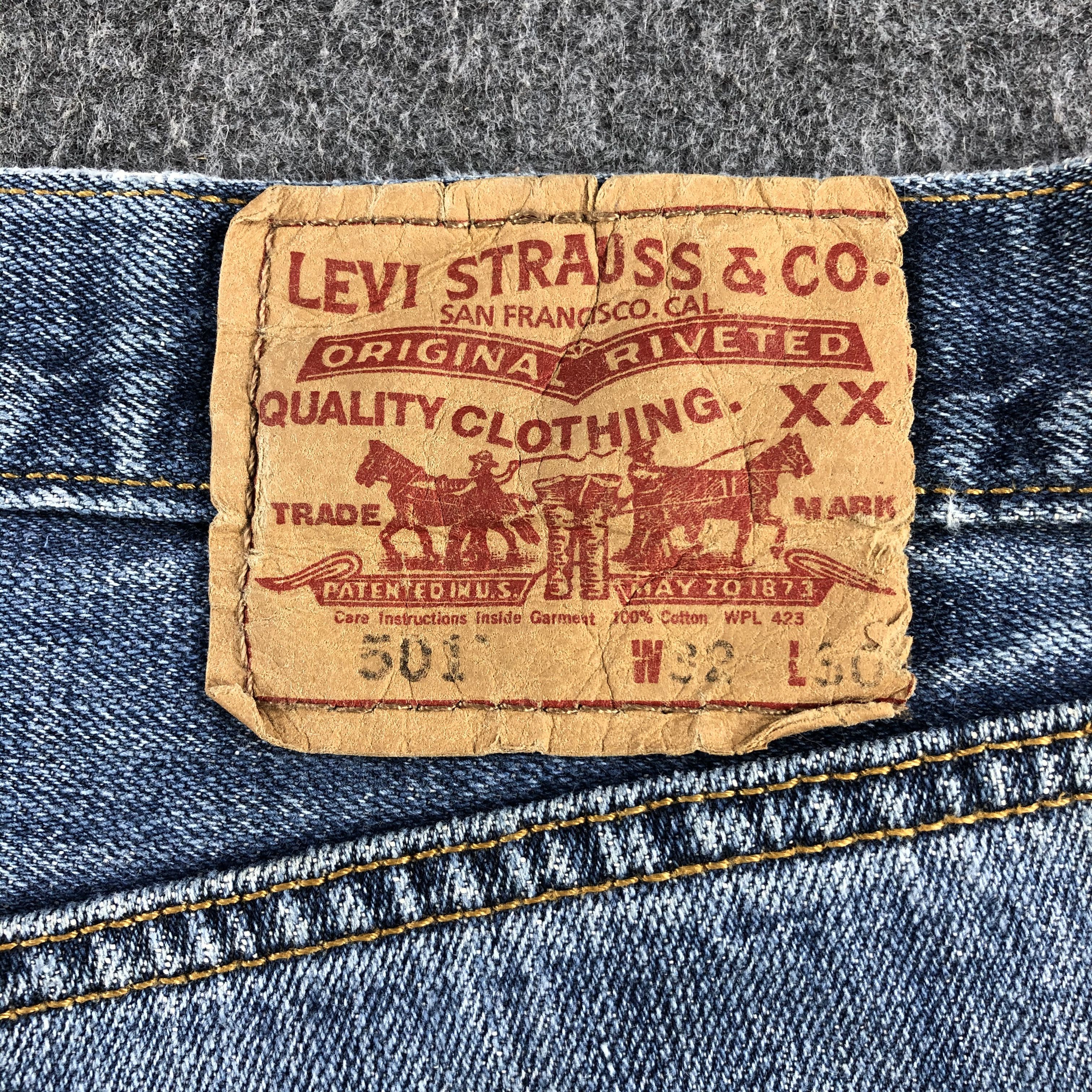Levi's Vintage Blue Wash Levis 501 Jeans-J1497 Size US 33 - 5 Thumbnail