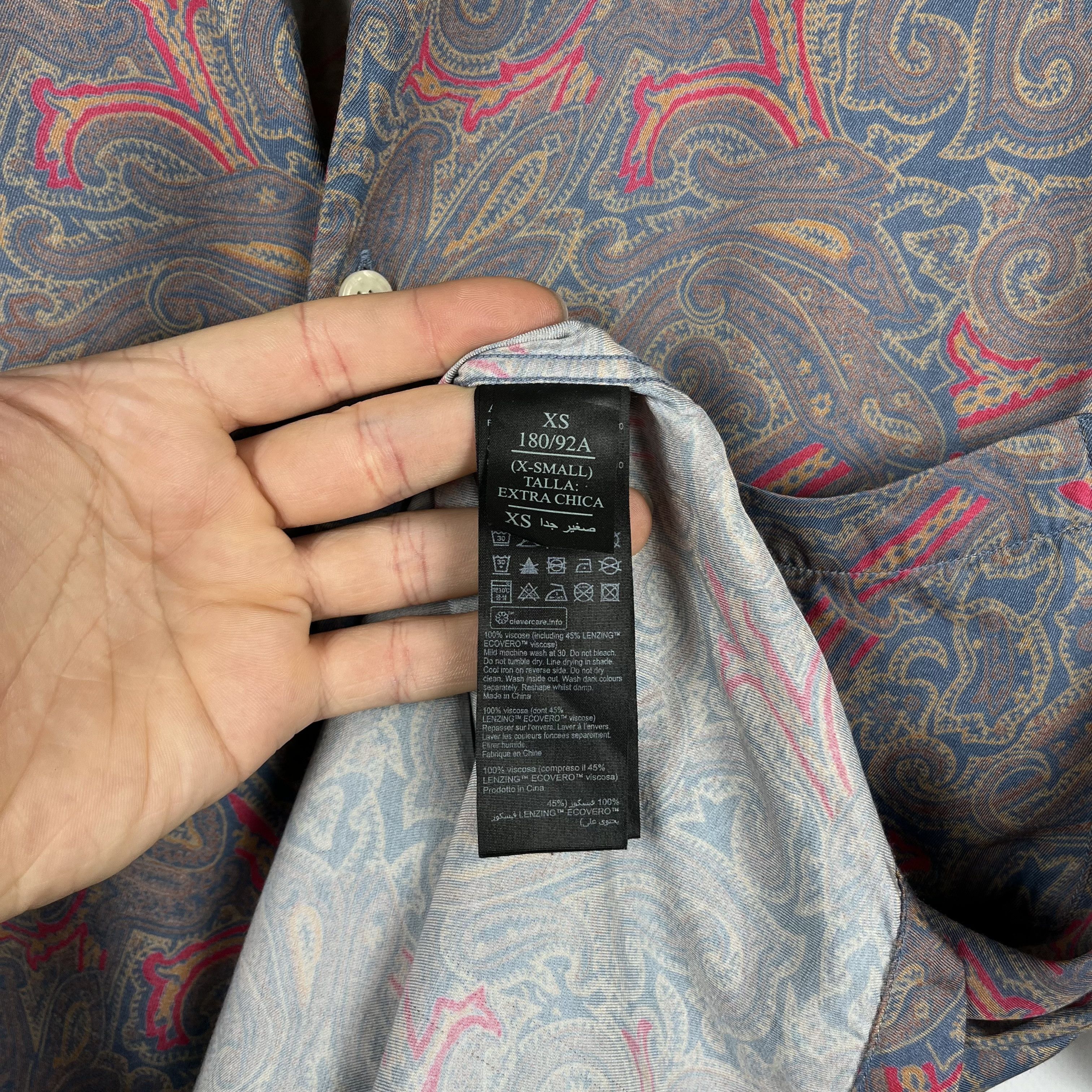 Allsaints AllSaints Oslo Paisley Crazy Art SS Button Up Shirt Size US XS / EU 42 / 0 - 11 Thumbnail