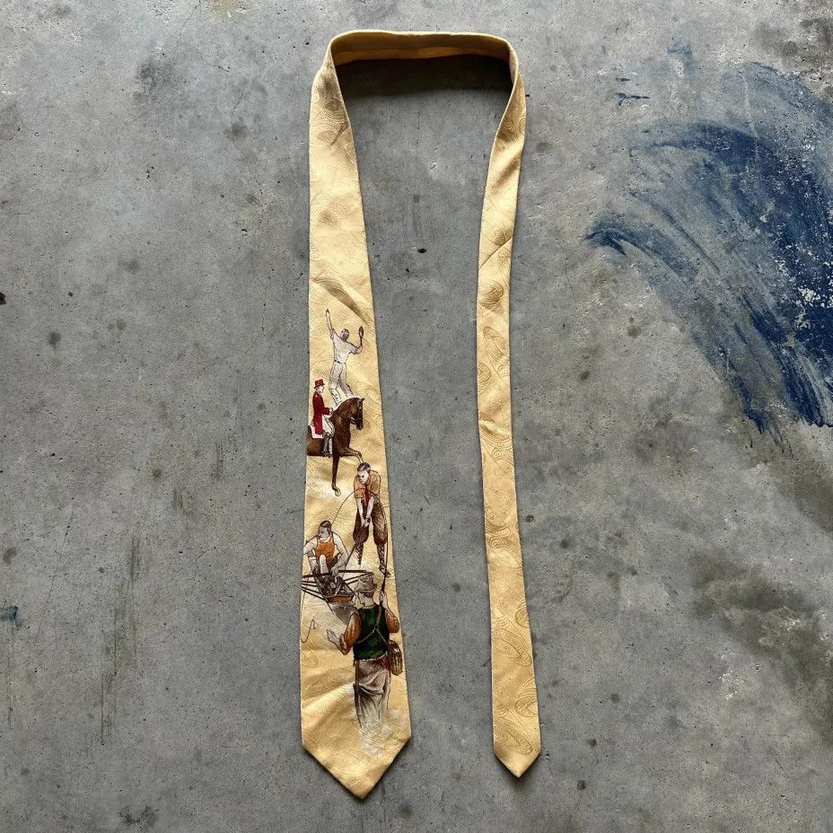 Polo Ralph Lauren Vintage Polo Ralph Lauren Outdoors Sportsman Equestrian Tie Size ONE SIZE - 2 Thumbnail