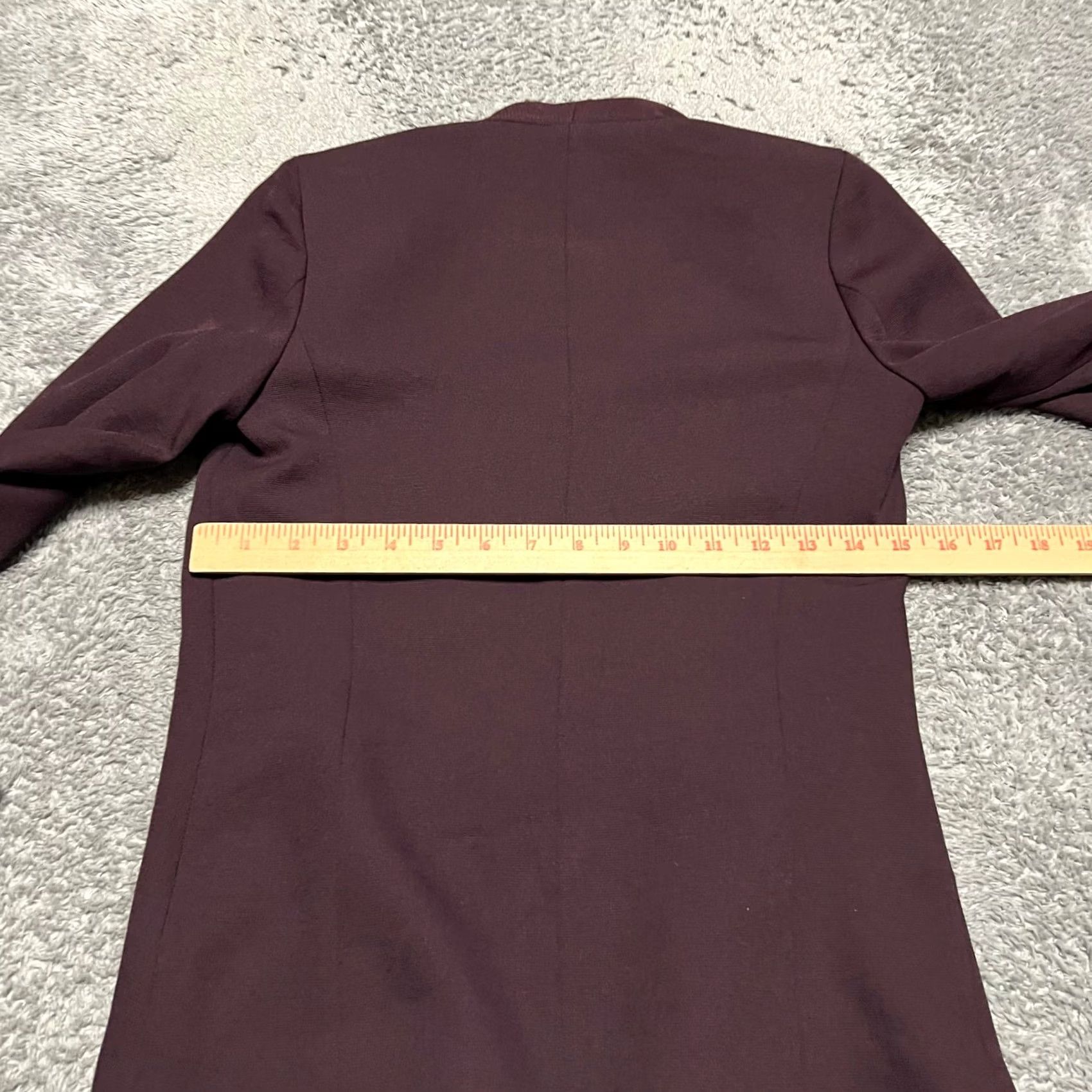 Vintage Babaton Blazer Womens Coat 0 Regular Red Javanese Maroon Quiet Luxury Minimal flaw Women Size XS / US 0-2 / IT 36-38 - 6 Thumbnail