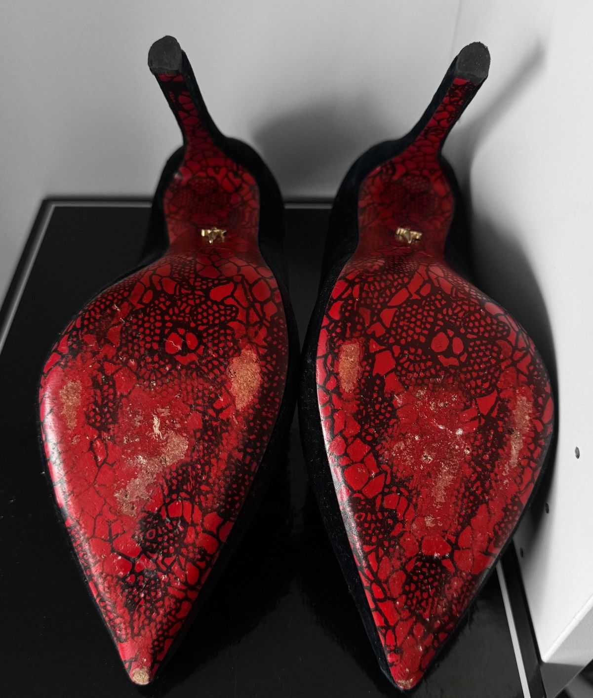 Paciotti Cesare Paciotti Dagger Heels Size US 7 / IT 37 - 8 Thumbnail