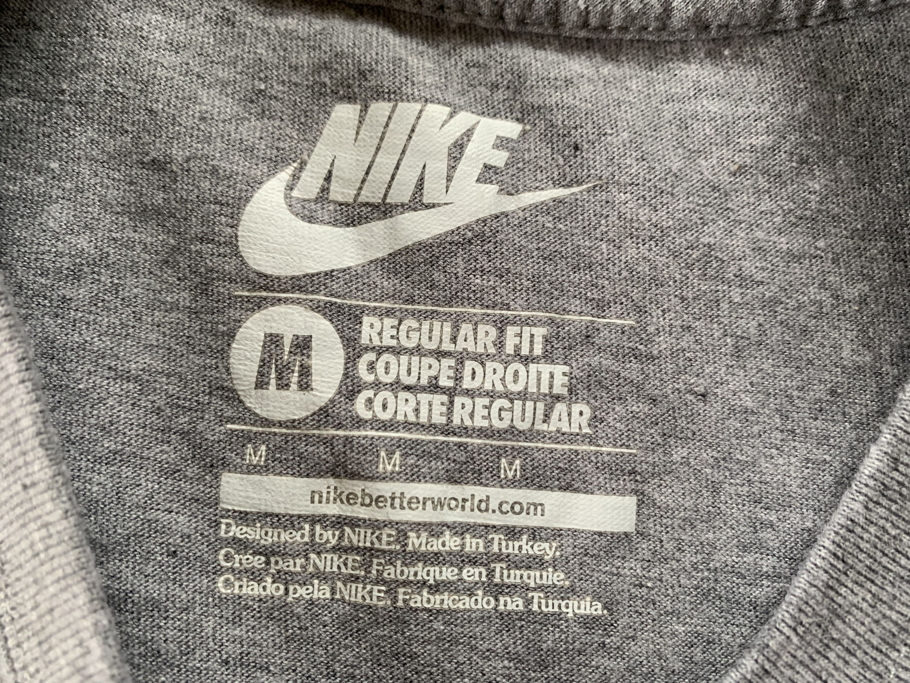 Nike Nike Grey Cotton Sleeveless Size US M / EU 48-50 / 2 - 5 Thumbnail