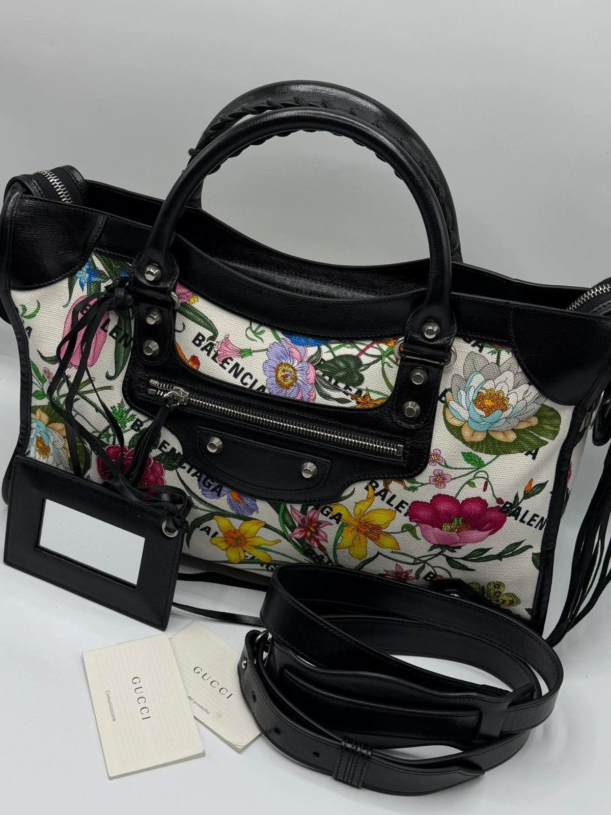 Balenciaga × Gucci Gucci x Balenciaga The Hacker Project Neo Classic City Bag Size ONE SIZE - 4 Thumbnail