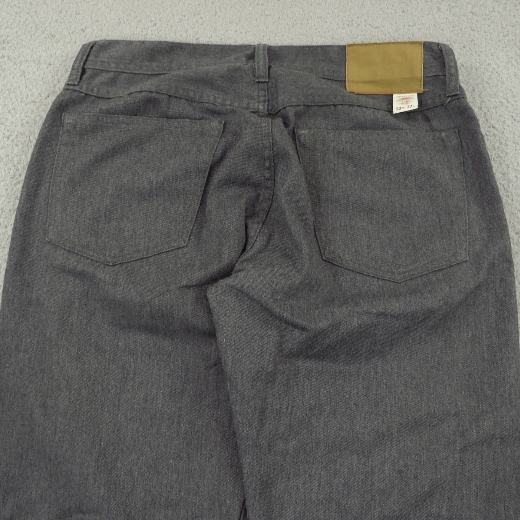 Wallace & Barnes Wallace & Barnes Jeans Mens 32x32 Slim Fit Charcoal Grey Denim Button Fly Shirt? Size US 32 / EU 48 - 3 Thumbnail