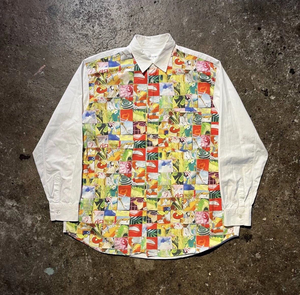 Comme des Garcons COMME des GARCONS 1990s Art Print Shirt - dmc Size US M / EU 48-50 / 2 - 1 Thumbnail