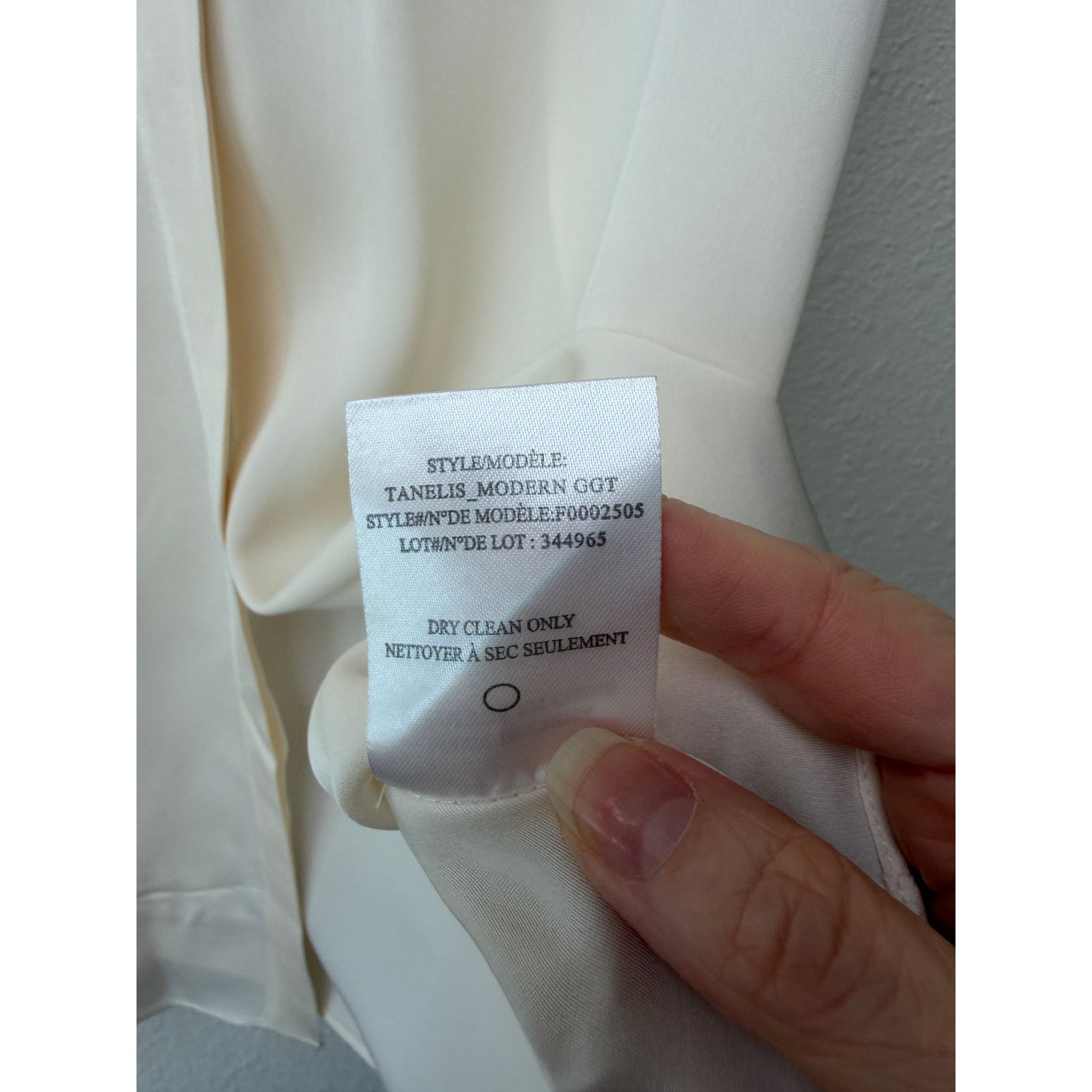Theory Theory Tanelis Cream Silk Camp Collar Blouse US S Size S / US 4 / IT 40 - 15 Thumbnail