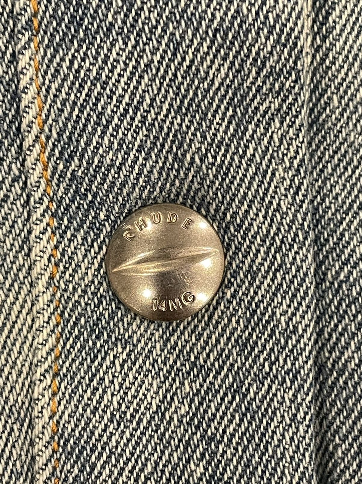 Rhude Rhude Denim Jacket Size US L / EU 52-54 / 3 - 12 Thumbnail