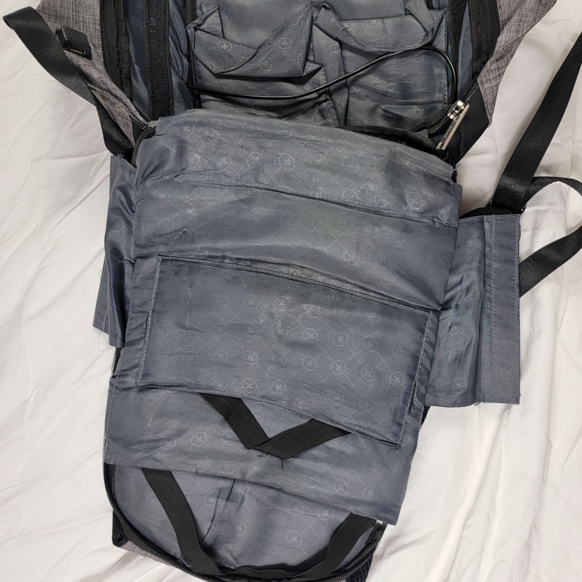 Swissgear Swissgear Adults Gray Anti Theft Backpack With USB Charging Size ONE SIZE - 7 Thumbnail