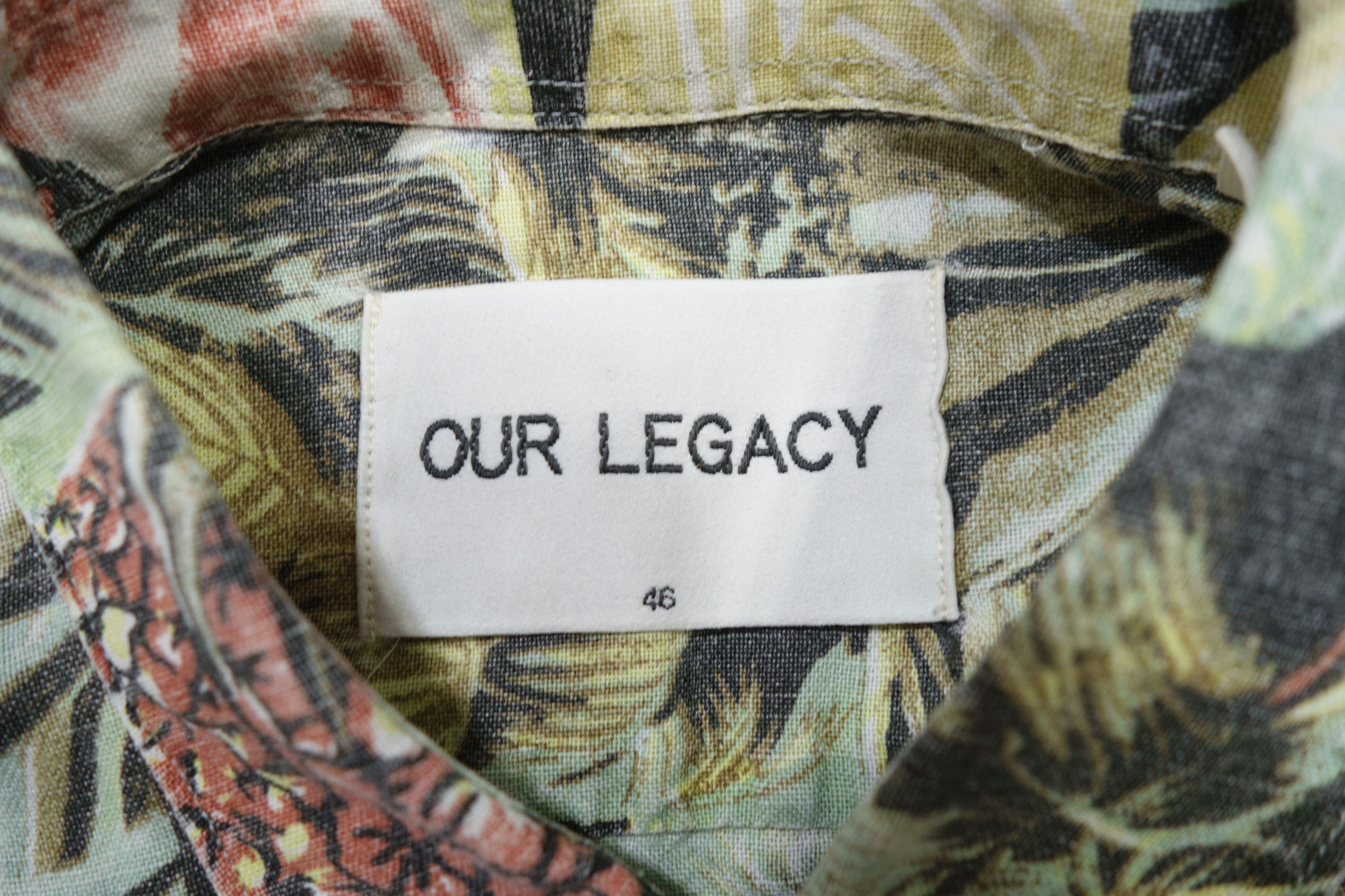 Our Legacy Jungle Amazonas Cotton Linen Shirt Size US S / EU 44-46 / 1 - 9 Thumbnail