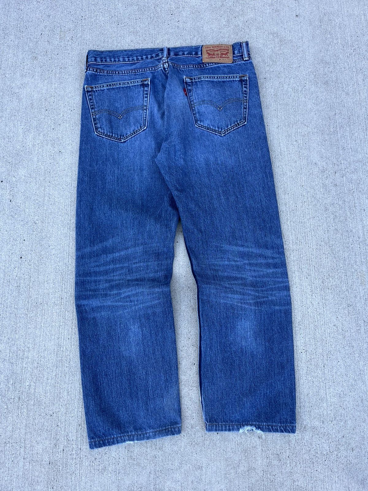 Levi's × Vintage Crazy Vintage Y2K Levi’s 505 Wash Jeans Size US 34 / EU 50 - 9 Thumbnail